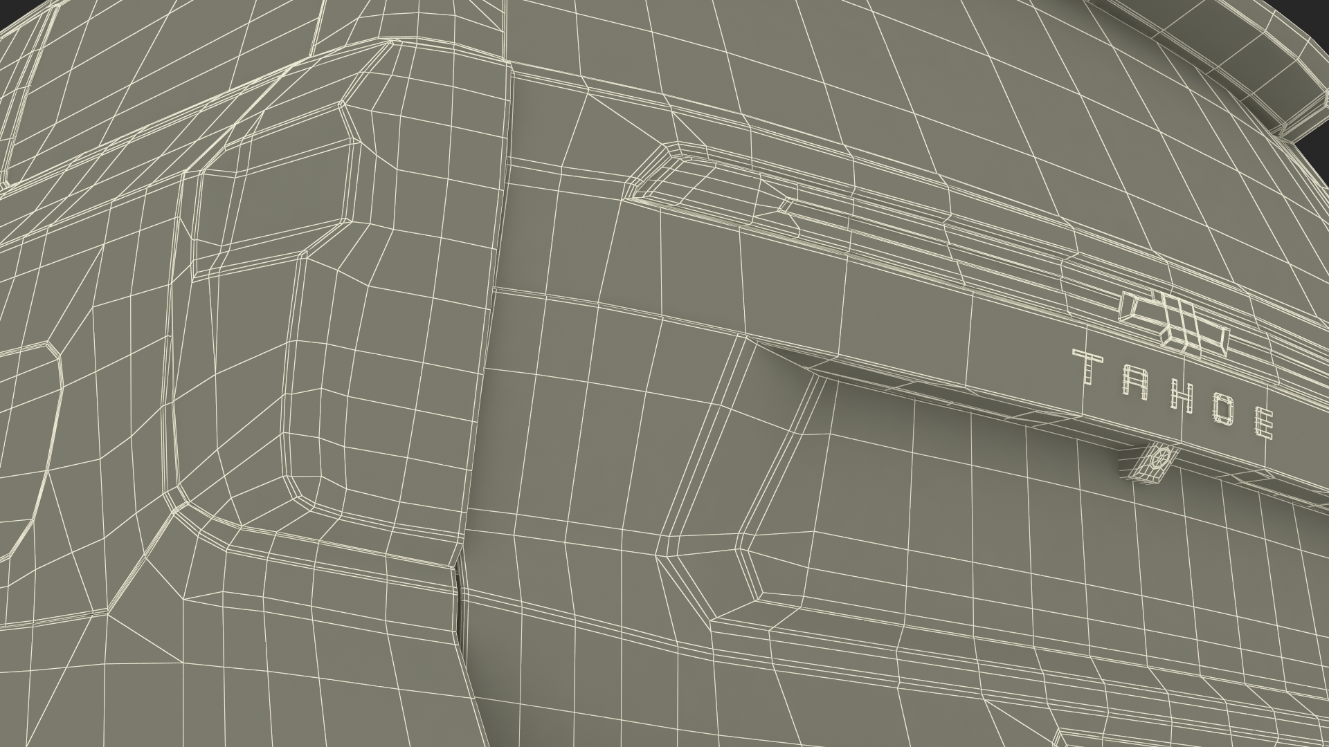 3D Chevrolet Tahoe 2024 Simplified