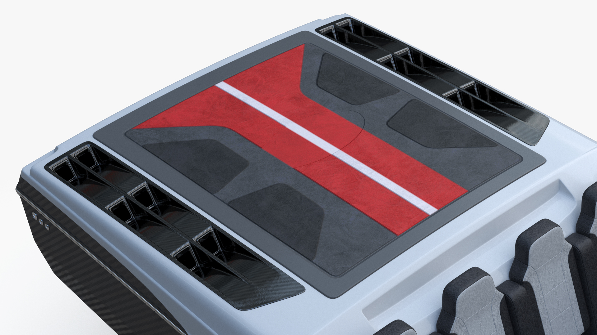Speedboat Gray 3D model