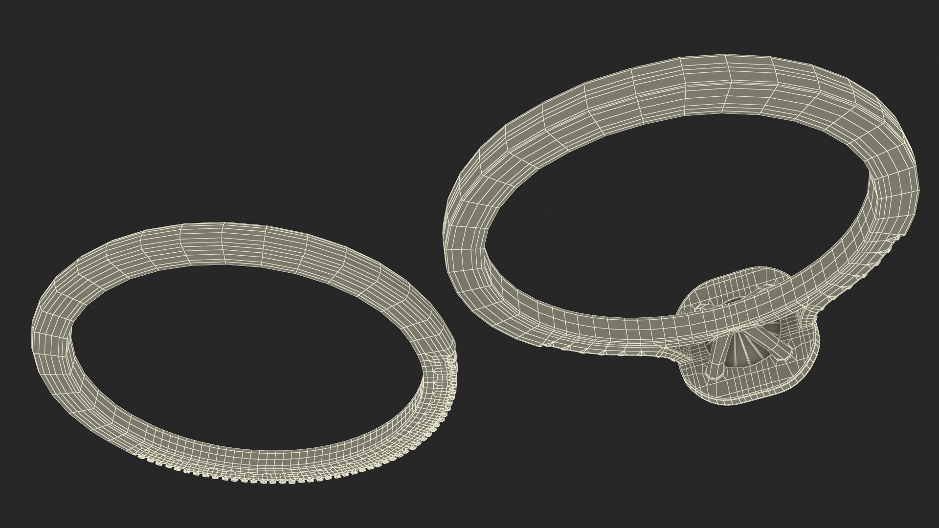 3D model Hand Display with Jewelry