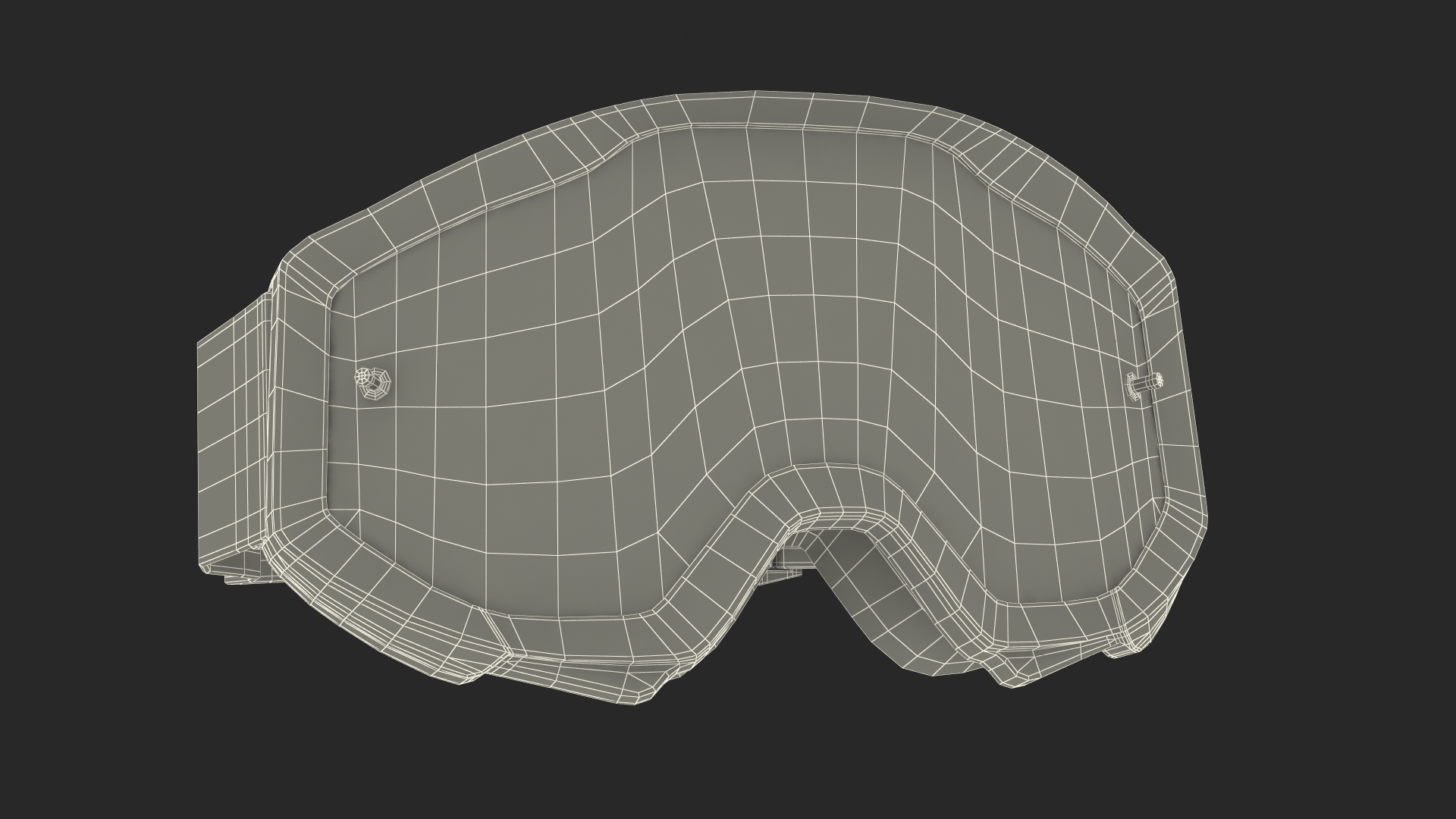 3D Motorcycle Goggles model