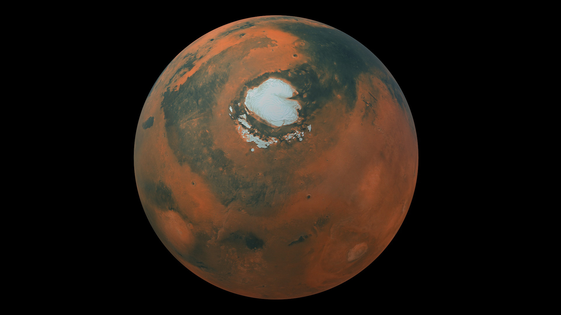 3D model Futuristic Sci Fi Space Station Orbiting Mars