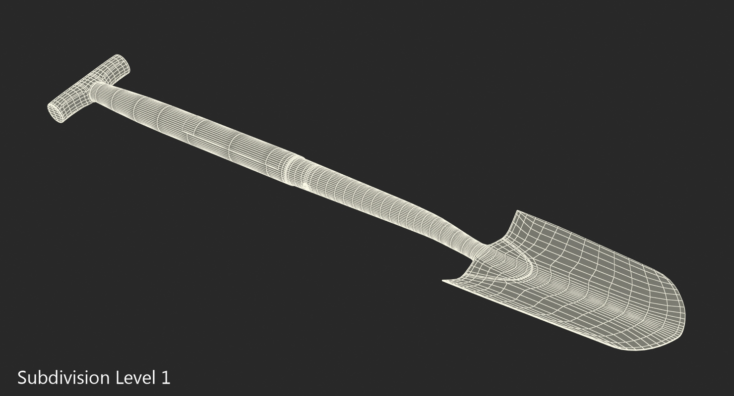 Planting Spade Tool 3D model