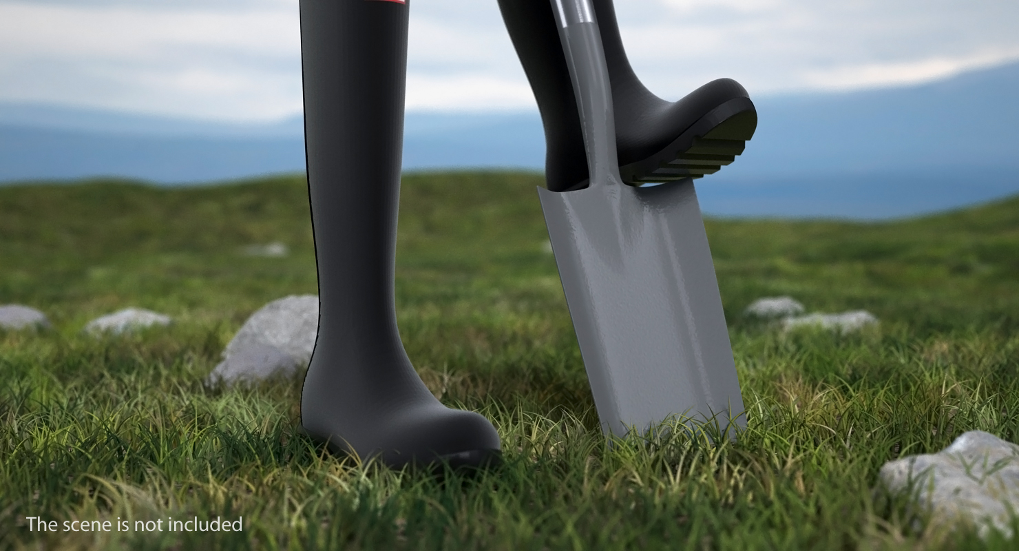 Planting Spade Tool 3D model