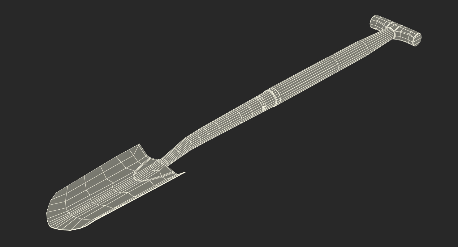 Planting Spade Tool 3D model