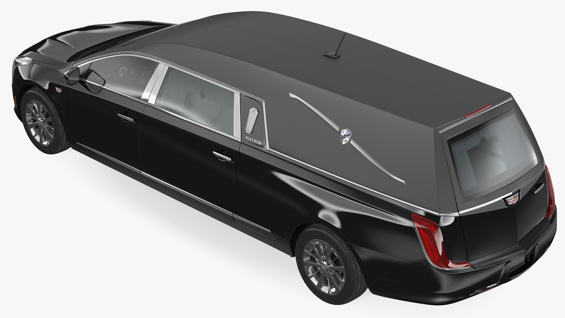 Cadillac Platinum Phoenix Hearse 2019 3D