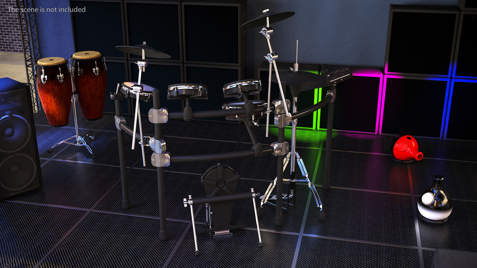 Electronic Drum Set 3D model