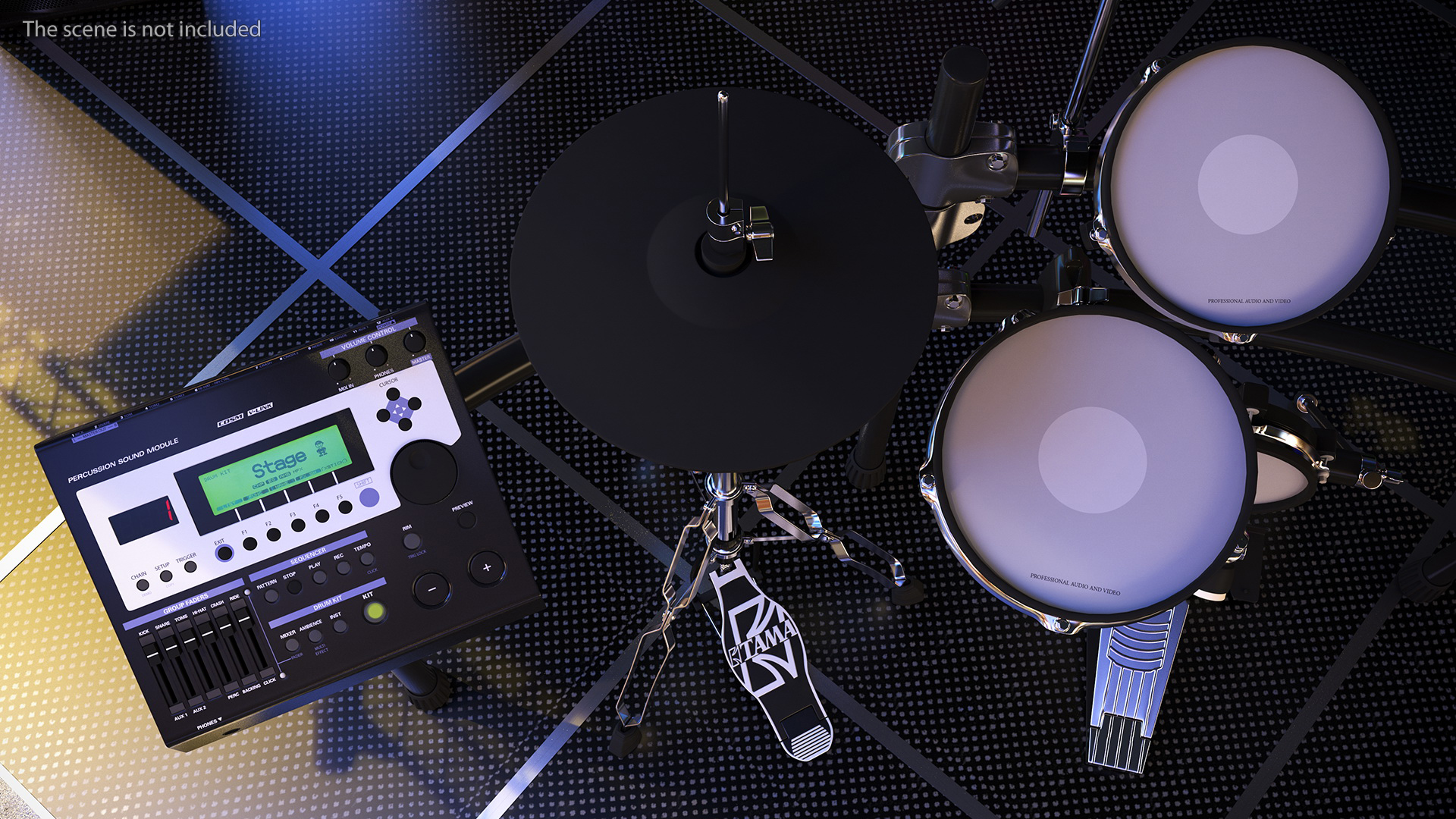 Electronic Drum Set 3D model