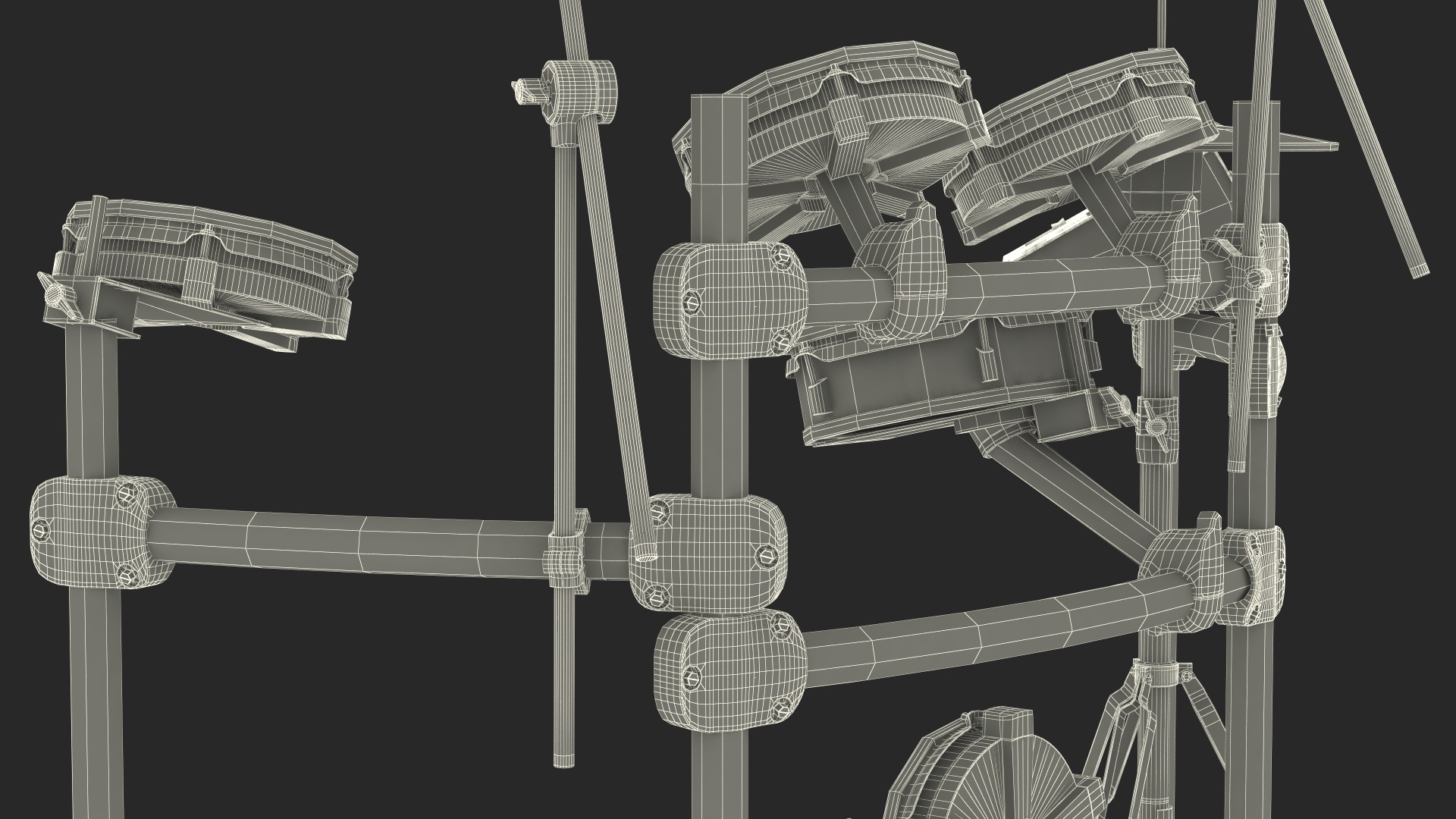 Electronic Drum Set 3D model