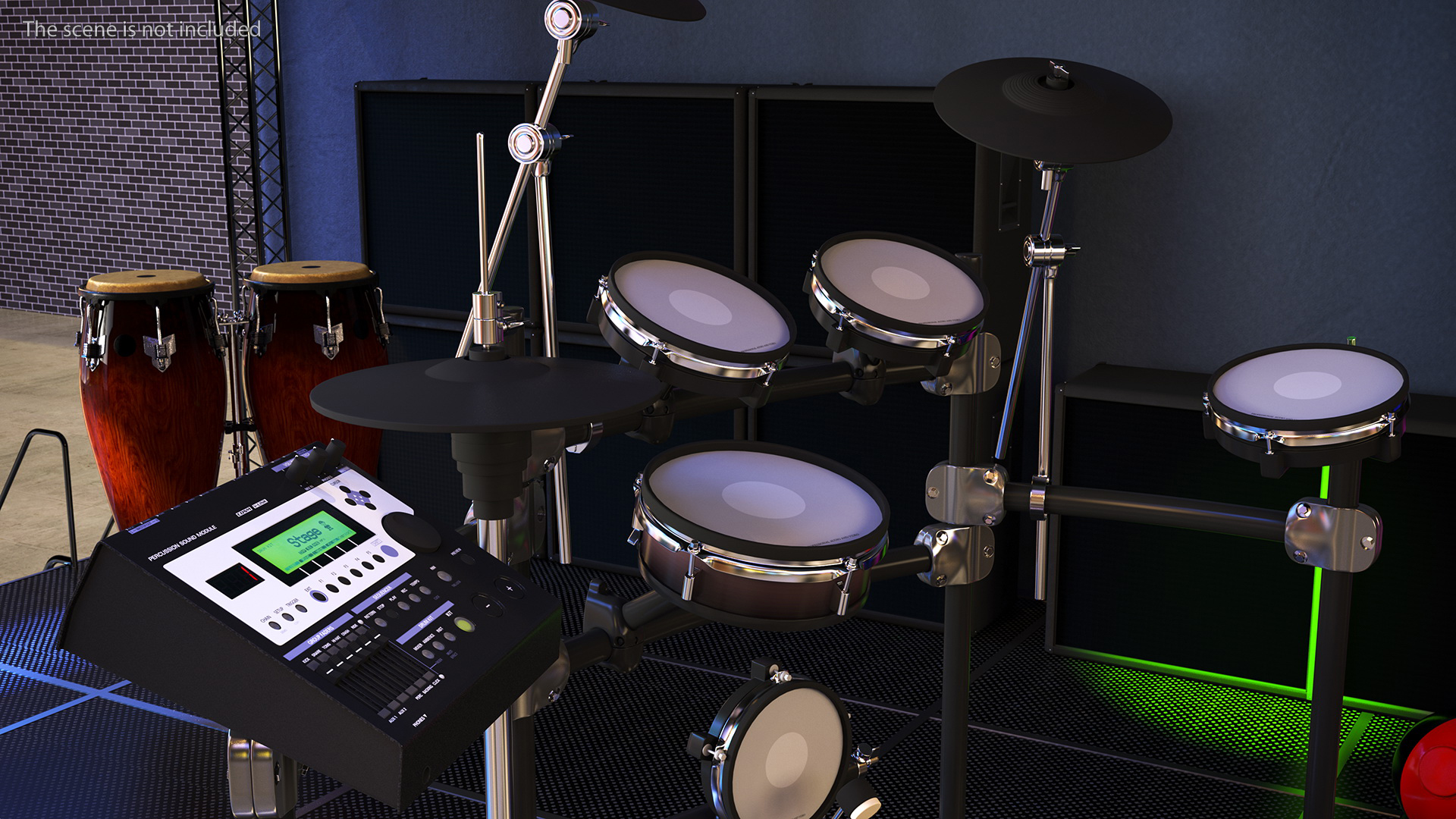 Electronic Drum Set 3D model