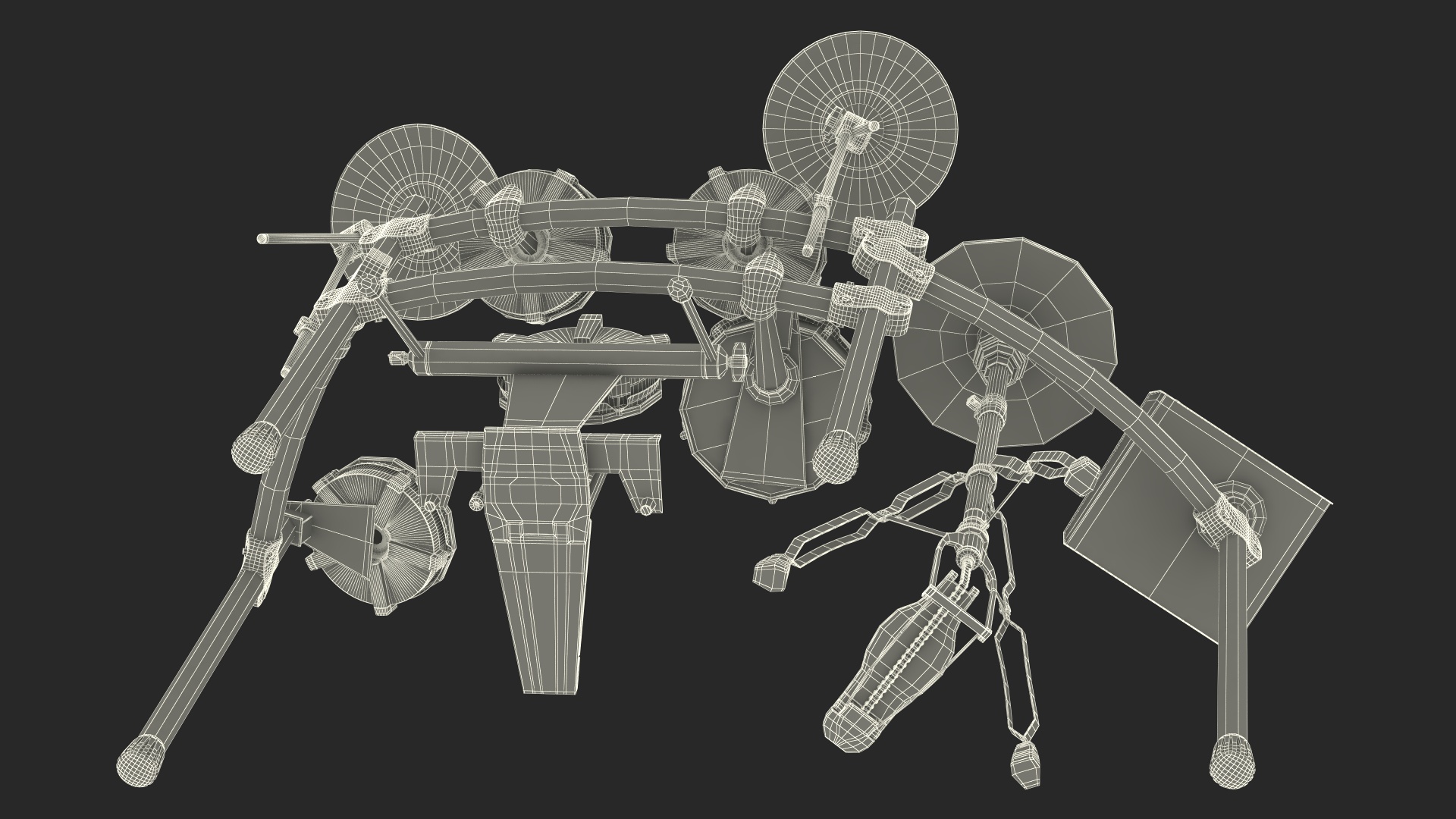 Electronic Drum Set 3D model