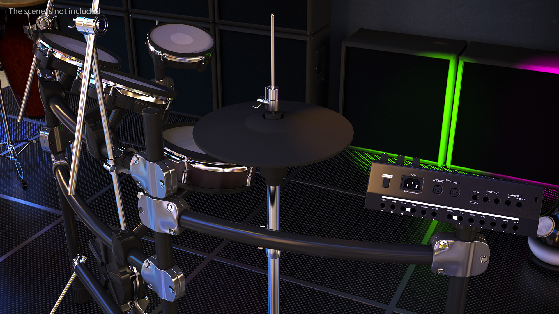 Electronic Drum Set 3D model