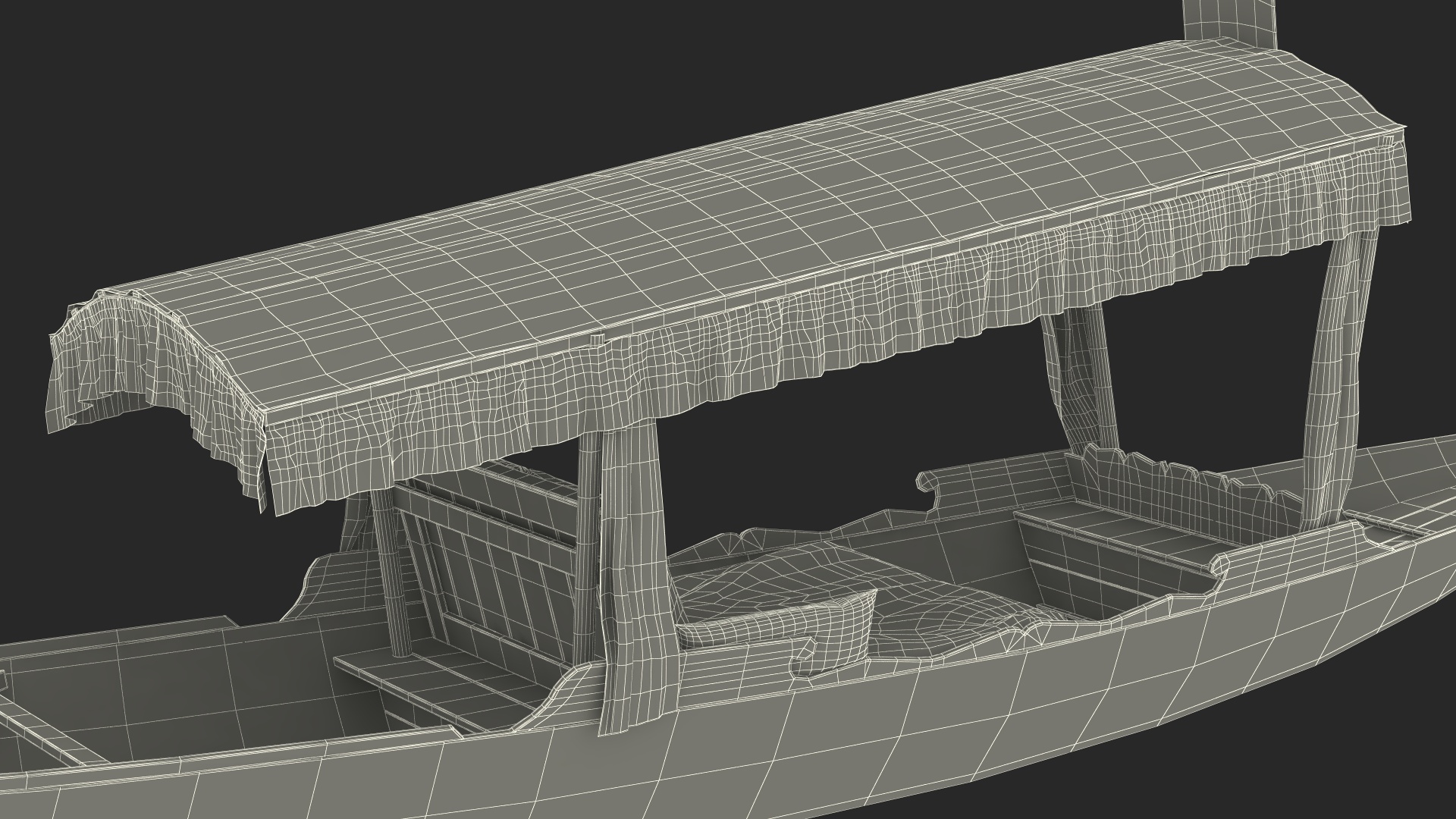 3D Royal Shikara Blue model