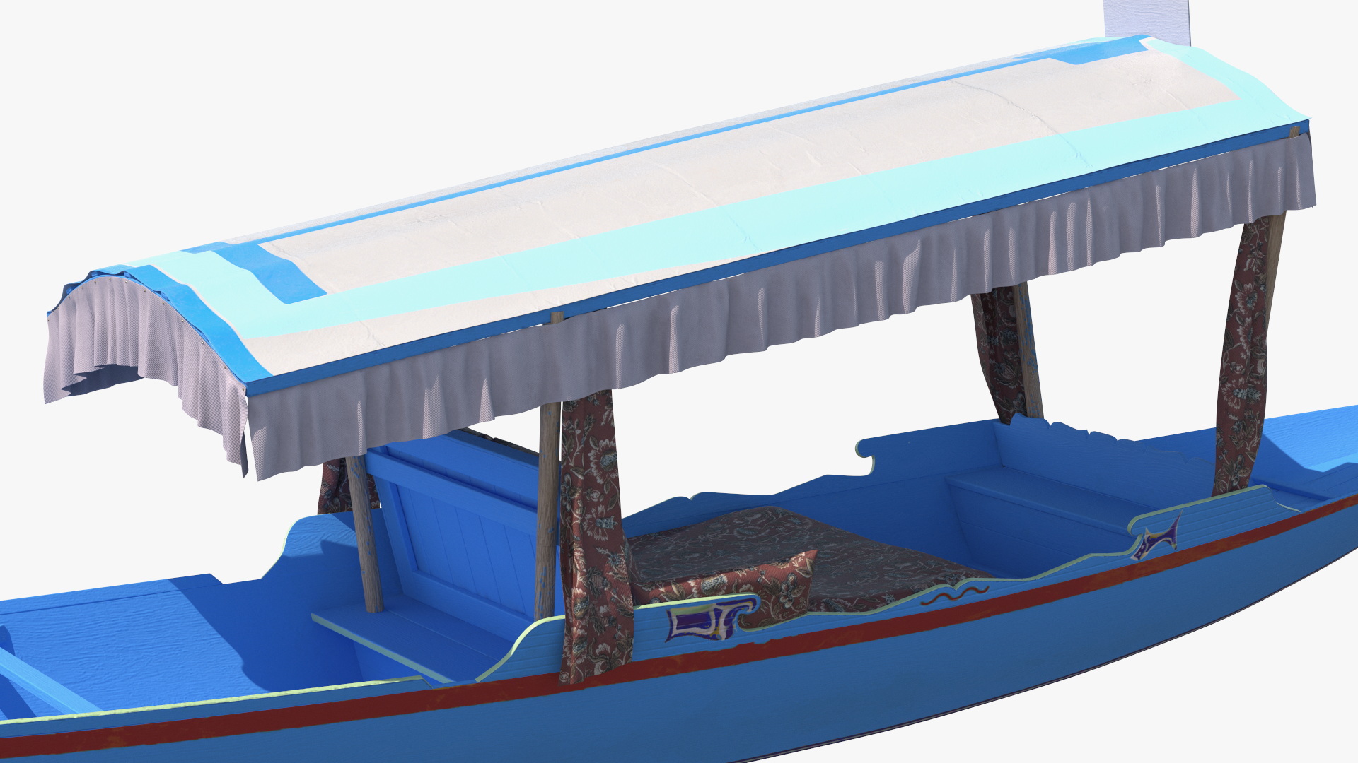 3D Royal Shikara Blue model