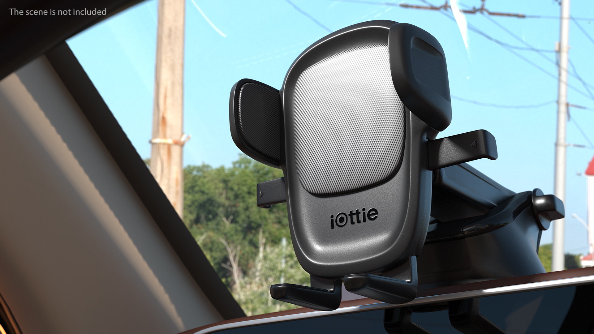 iOttie One Touch 5 Dashboard and Windshield Mount 3D model