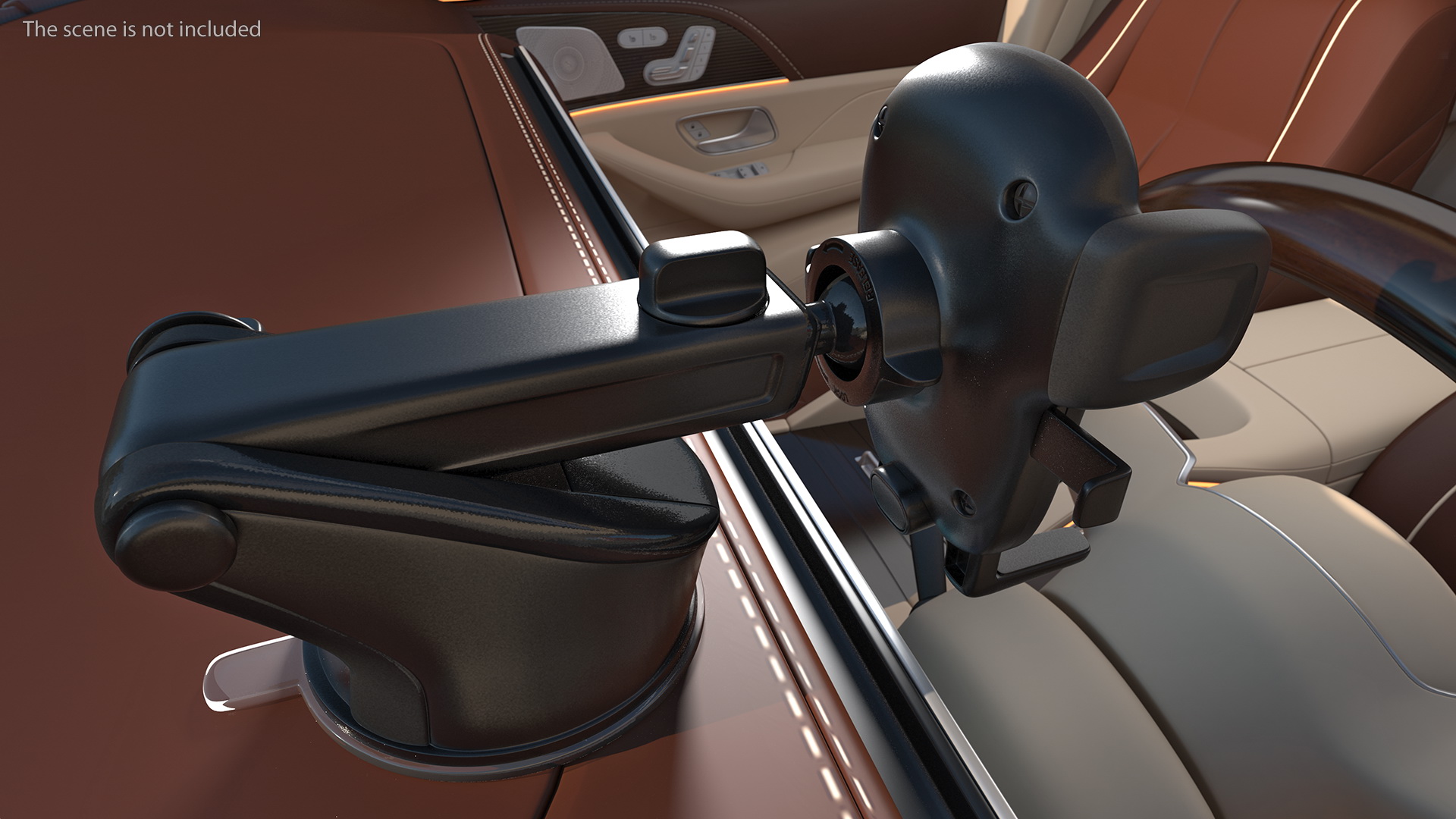 iOttie One Touch 5 Dashboard and Windshield Mount 3D model