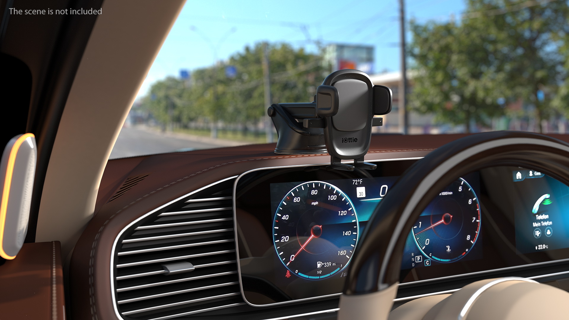 iOttie One Touch 5 Dashboard and Windshield Mount 3D model
