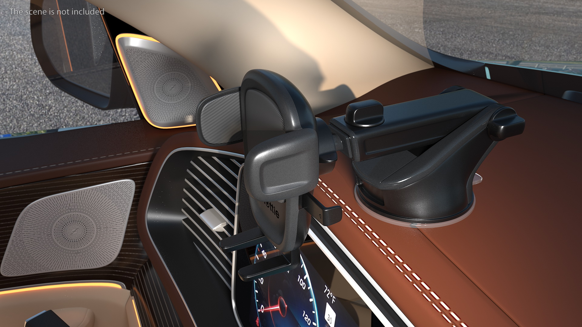 iOttie One Touch 5 Dashboard and Windshield Mount 3D model