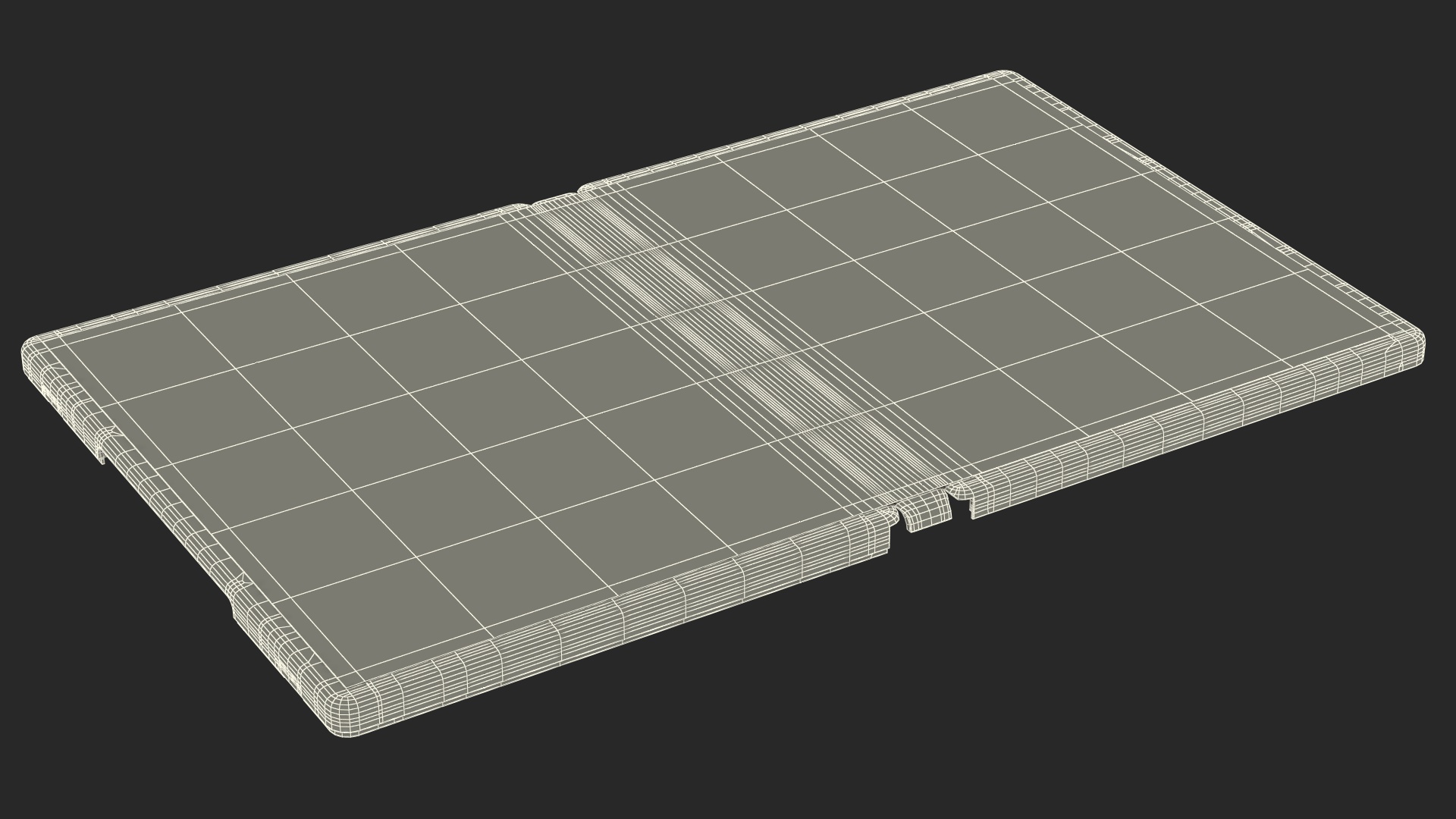 3D Open PS5 Game Empty Box model