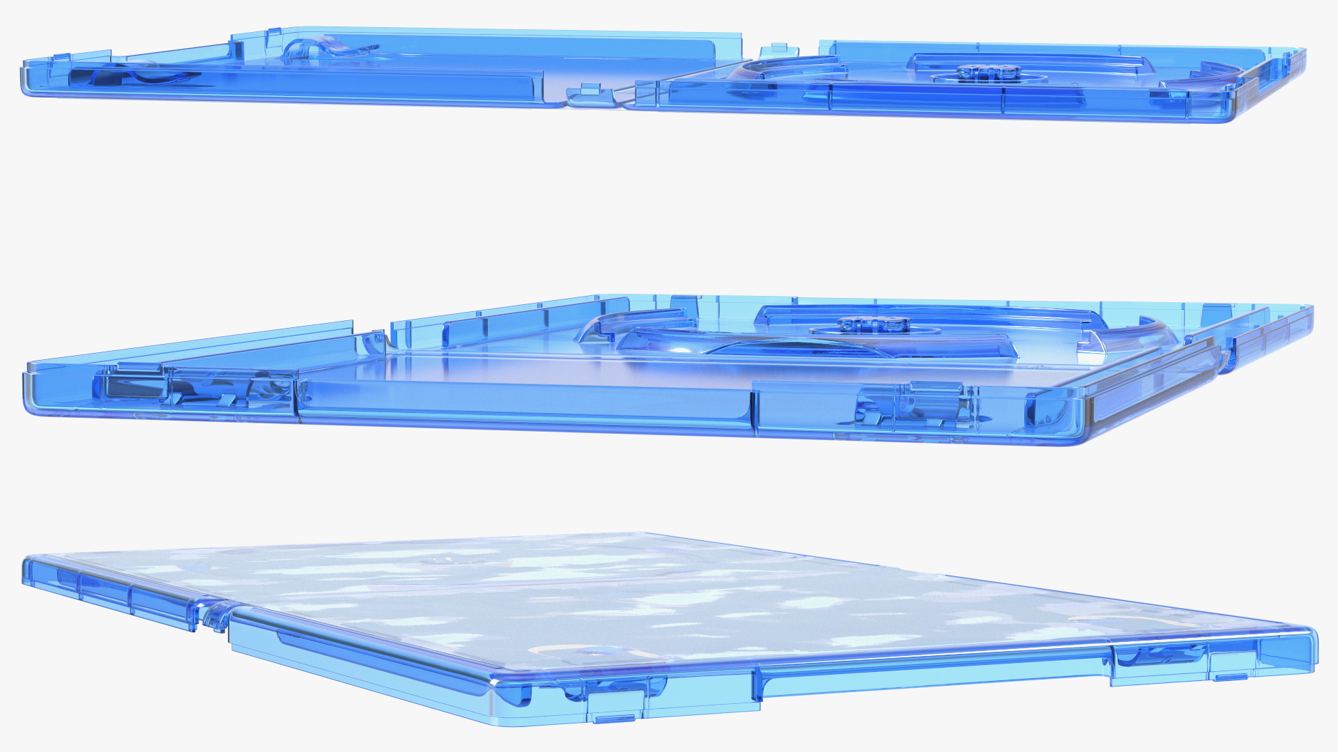 3D Open PS5 Game Empty Box model
