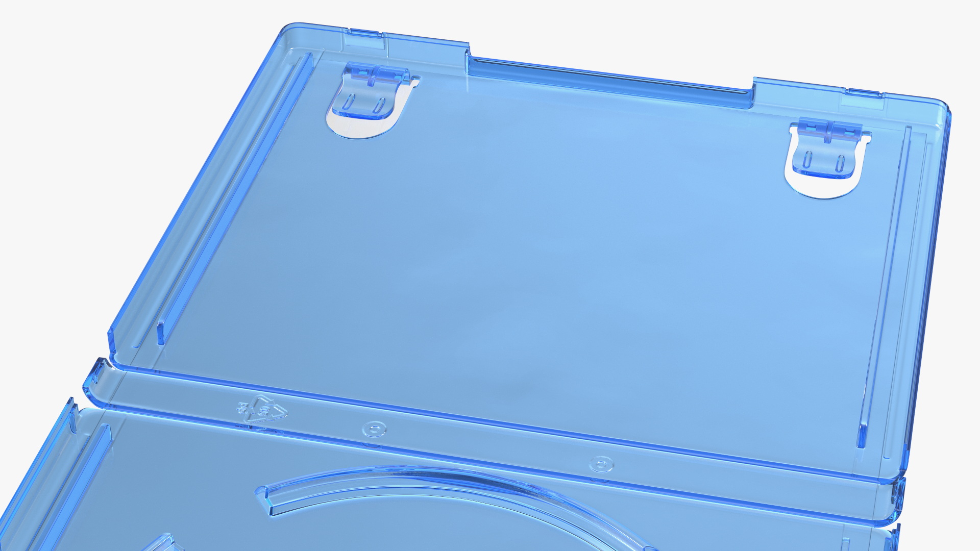 3D Open PS5 Game Empty Box model