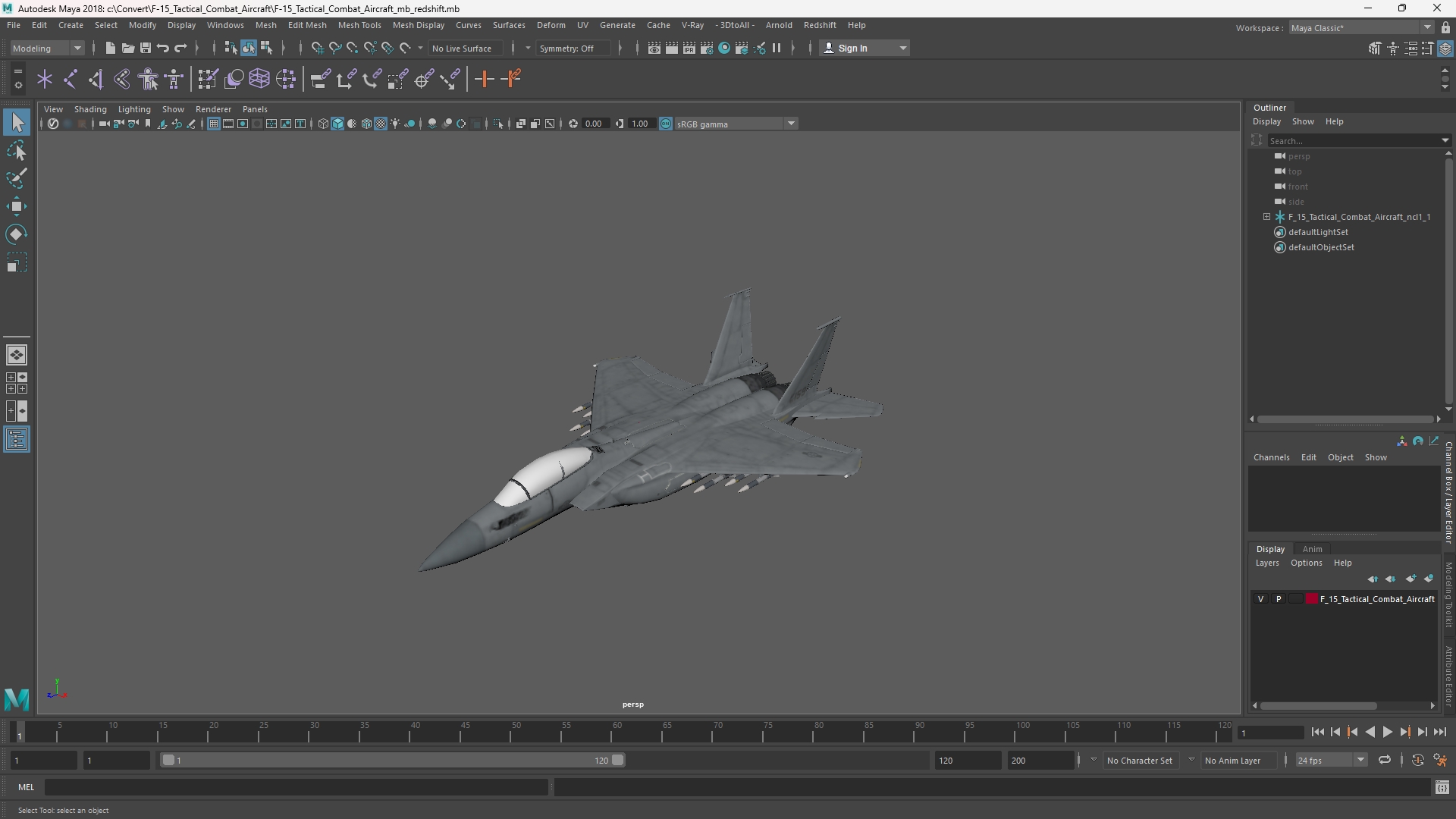 F-15 Tactical Combat Aircraft, view 10