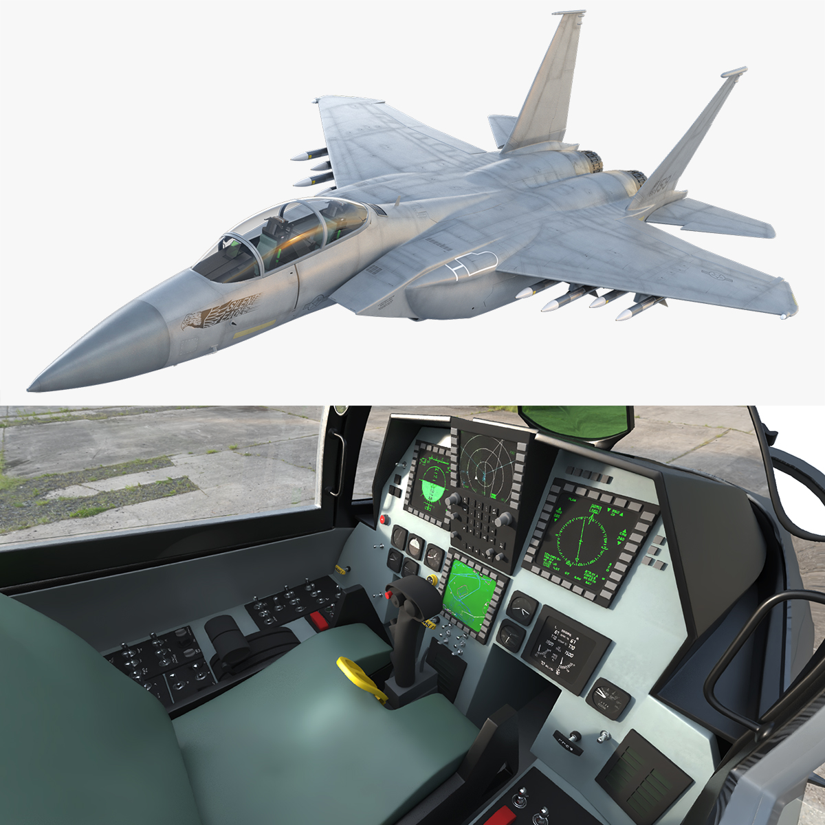 F-15 Tactical Combat Aircraft, view 8
