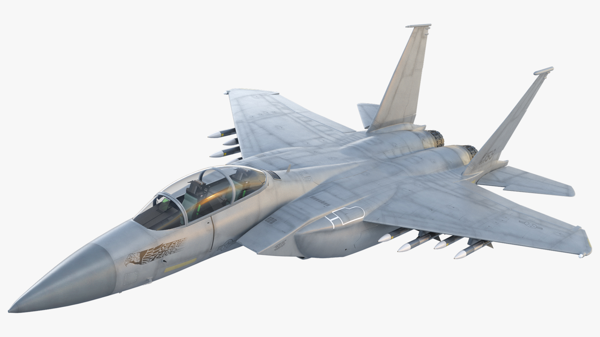 F-15 Tactical Combat Aircraft 3D model preview