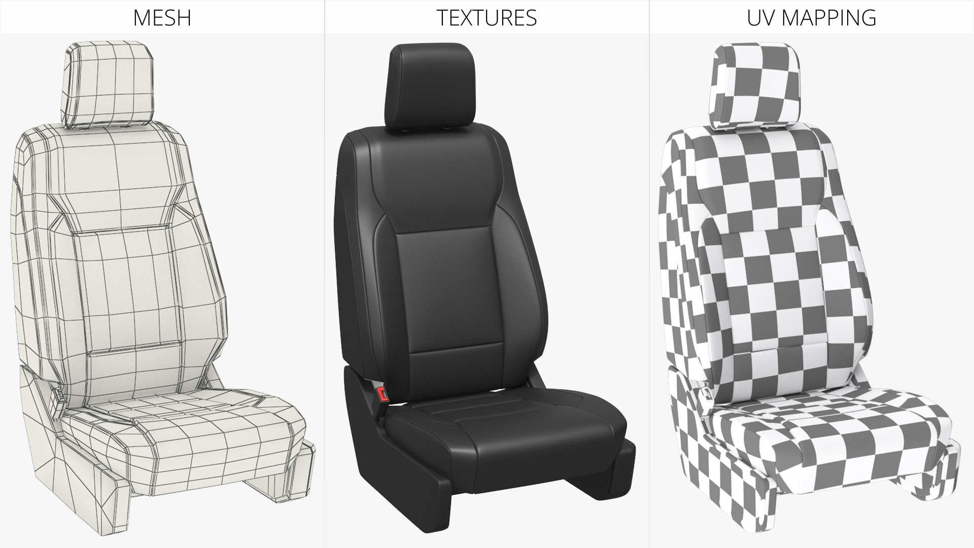 Vehicle Driver Seat with Manual Adjustment - view 8