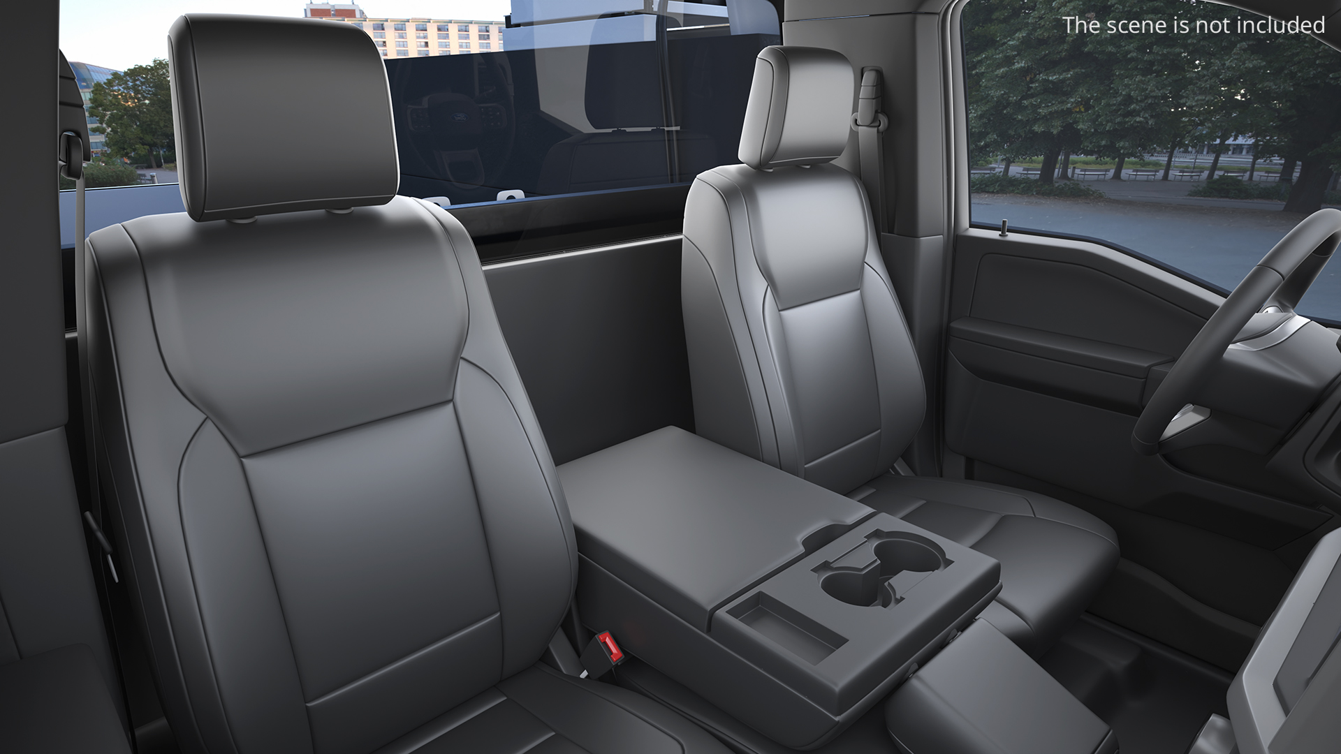 Vehicle Driver Seat with Manual Adjustment - view 3
