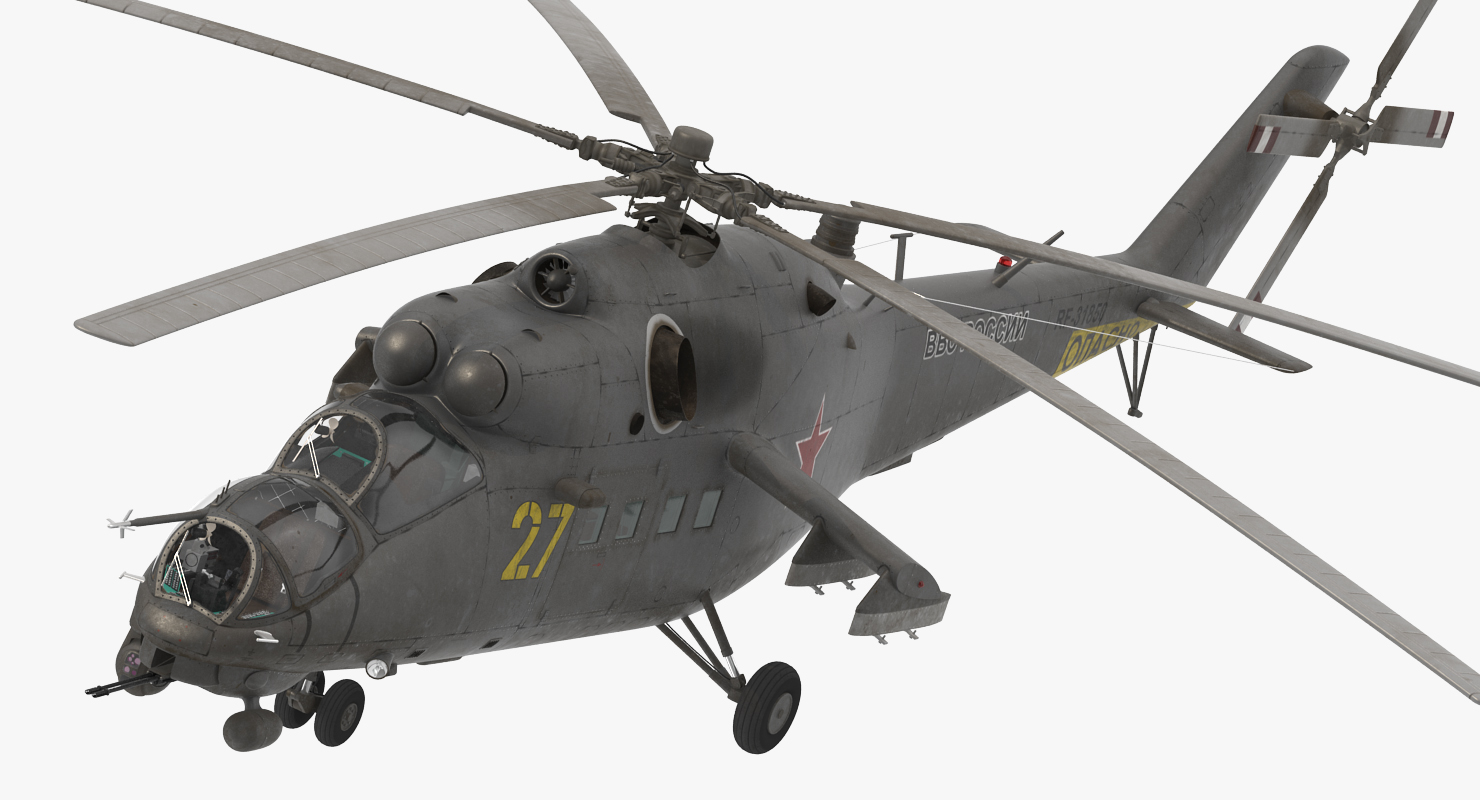 Russian Helicopter Mi 35M 2 3D