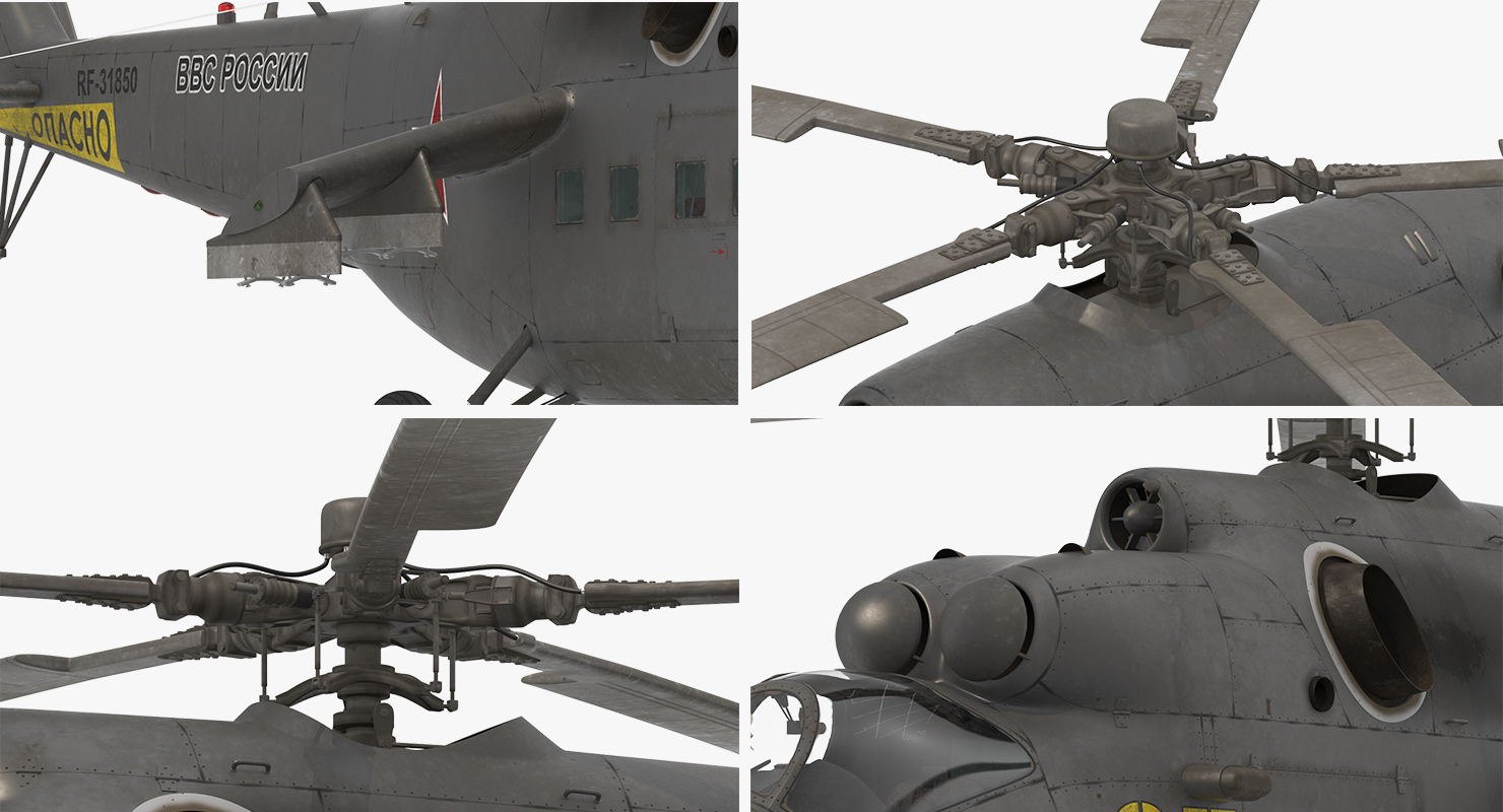 Russian Helicopter Mi 35M 2 3D