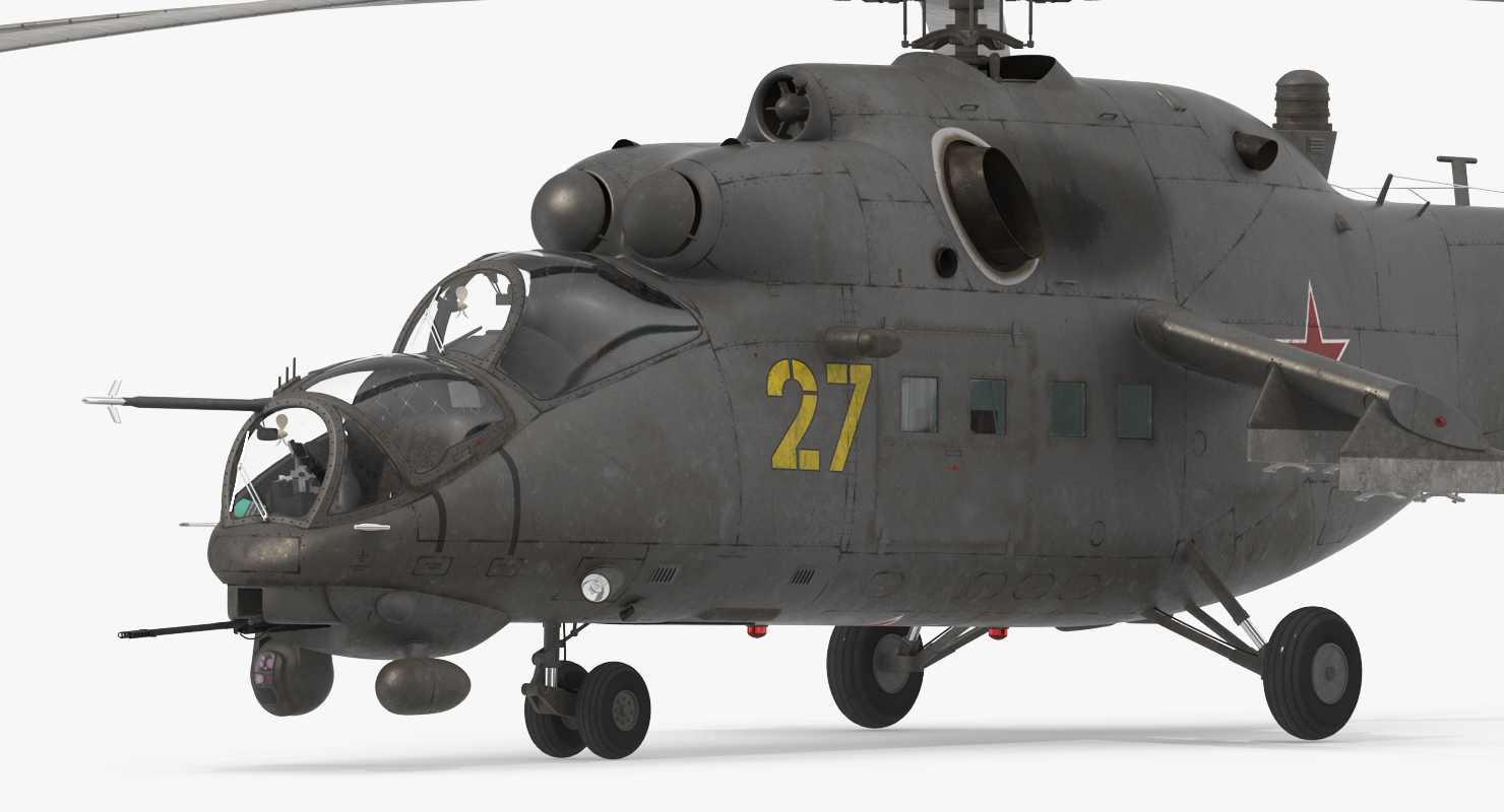 Russian Helicopter Mi 35M 2 3D