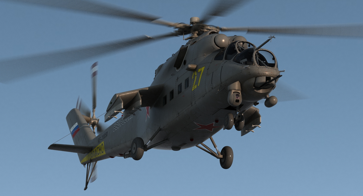 Russian Helicopter Mi 35M 2 3D