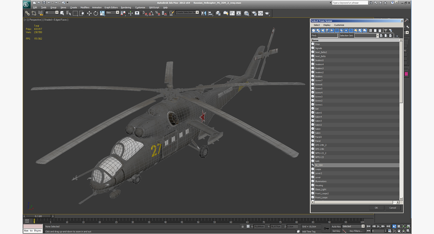 Russian Helicopter Mi 35M 2 3D