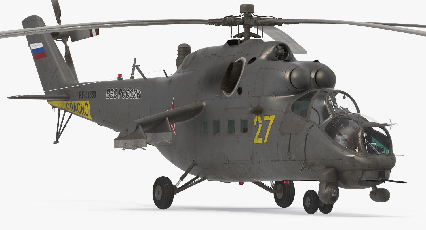 Russian Helicopter Mi 35M 2 3D