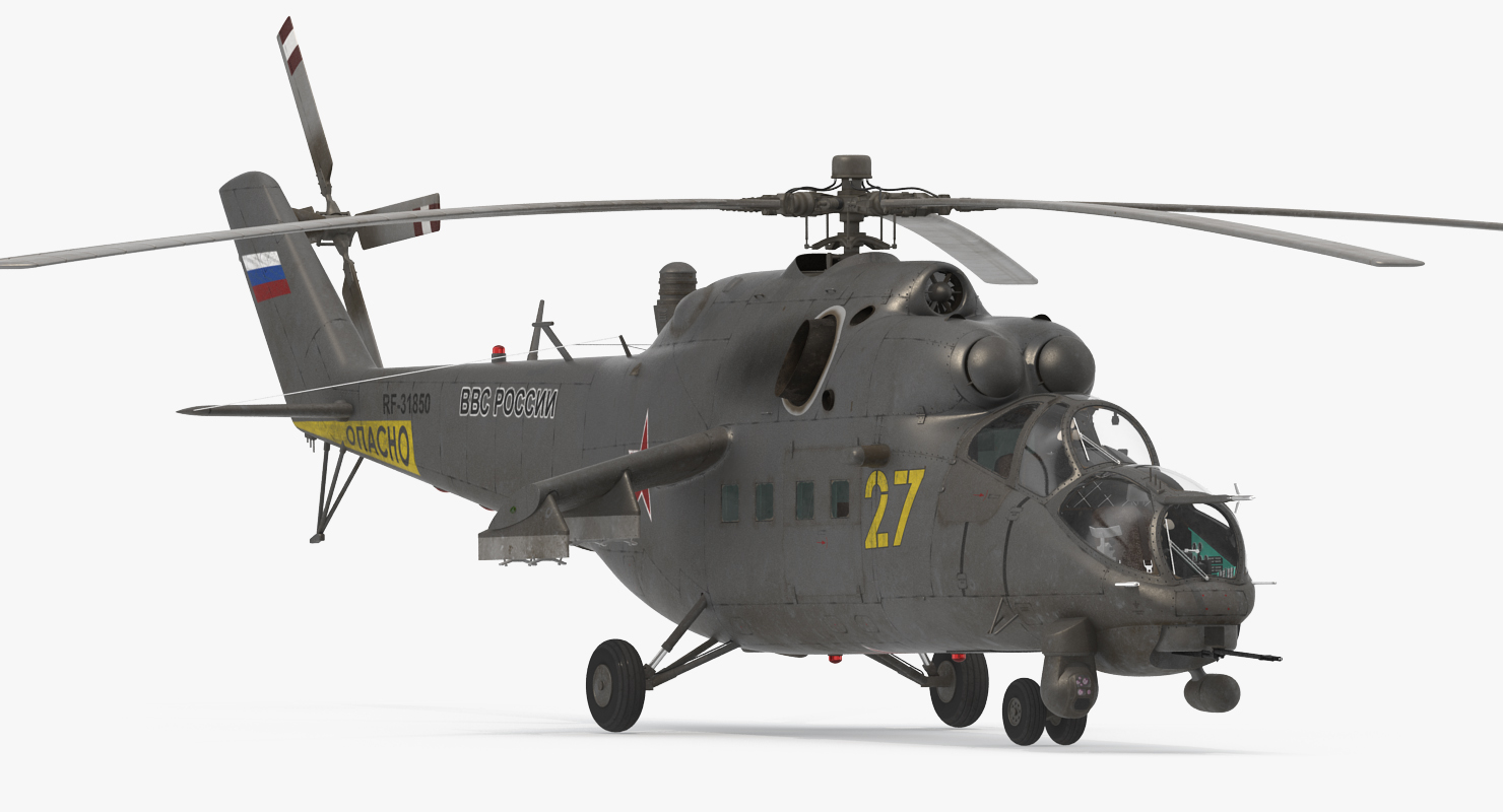 Russian Helicopter Mi 35M 2 3D