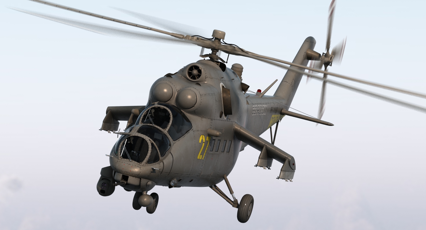 Russian Helicopter Mi 35M 2 3D