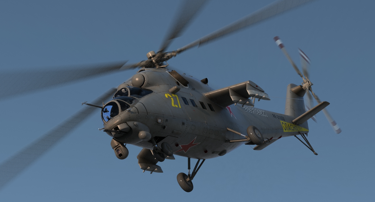 Russian Helicopter Mi 35M 2 3D