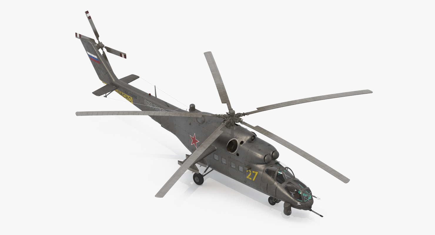 Russian Helicopter Mi 35M 2 3D