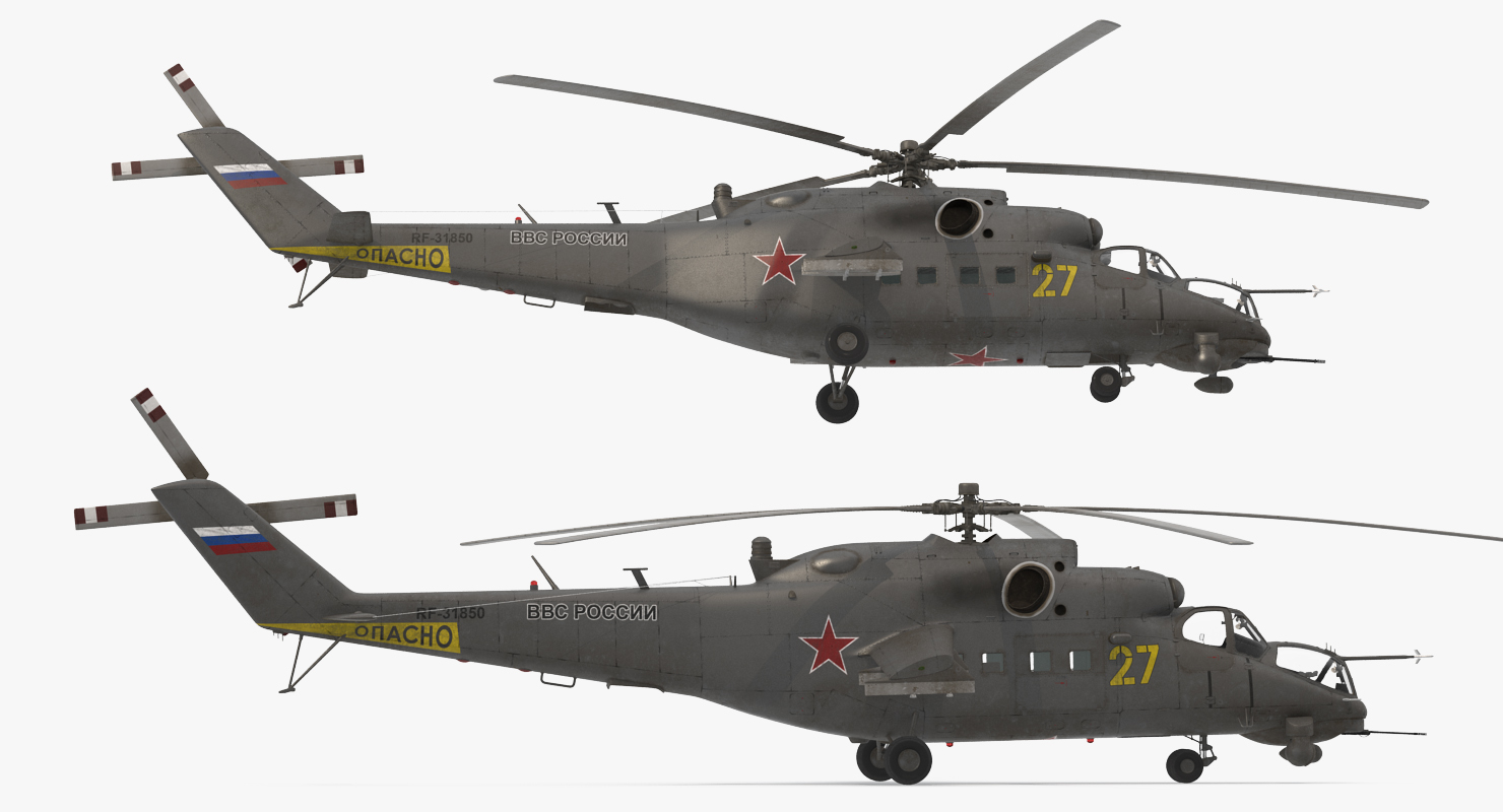Russian Helicopter Mi 35M 2 3D