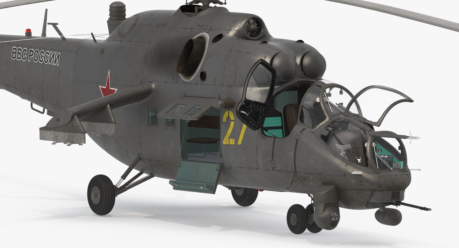 Russian Helicopter Mi 35M 2 3D