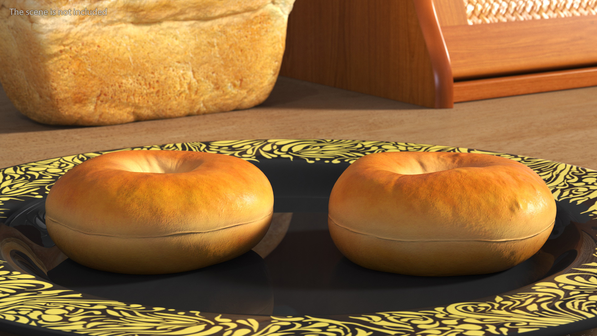 Classic Bagels 3D model
