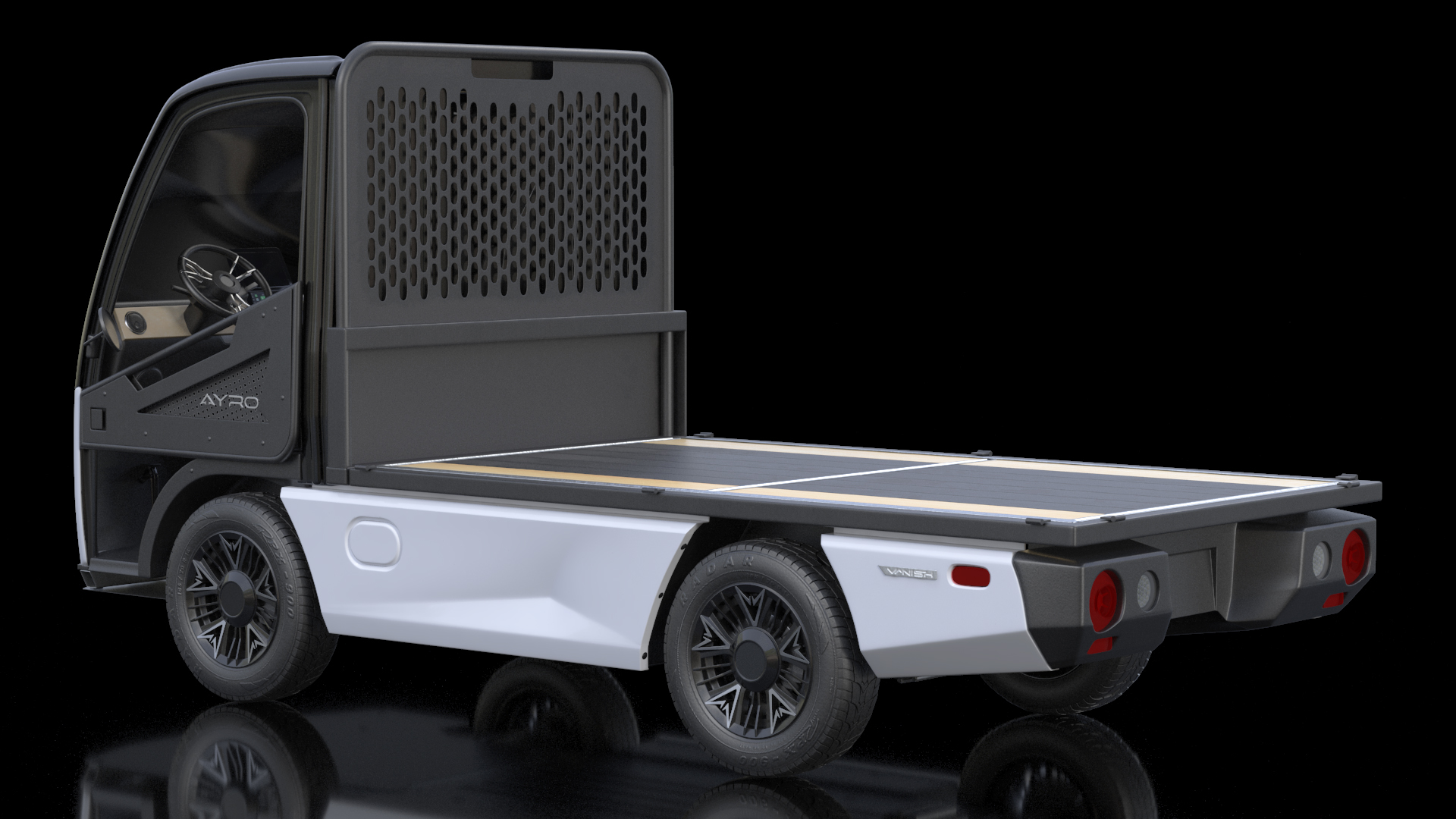 AYRO Vanish Electric Mini Truck Flatbed 3D model