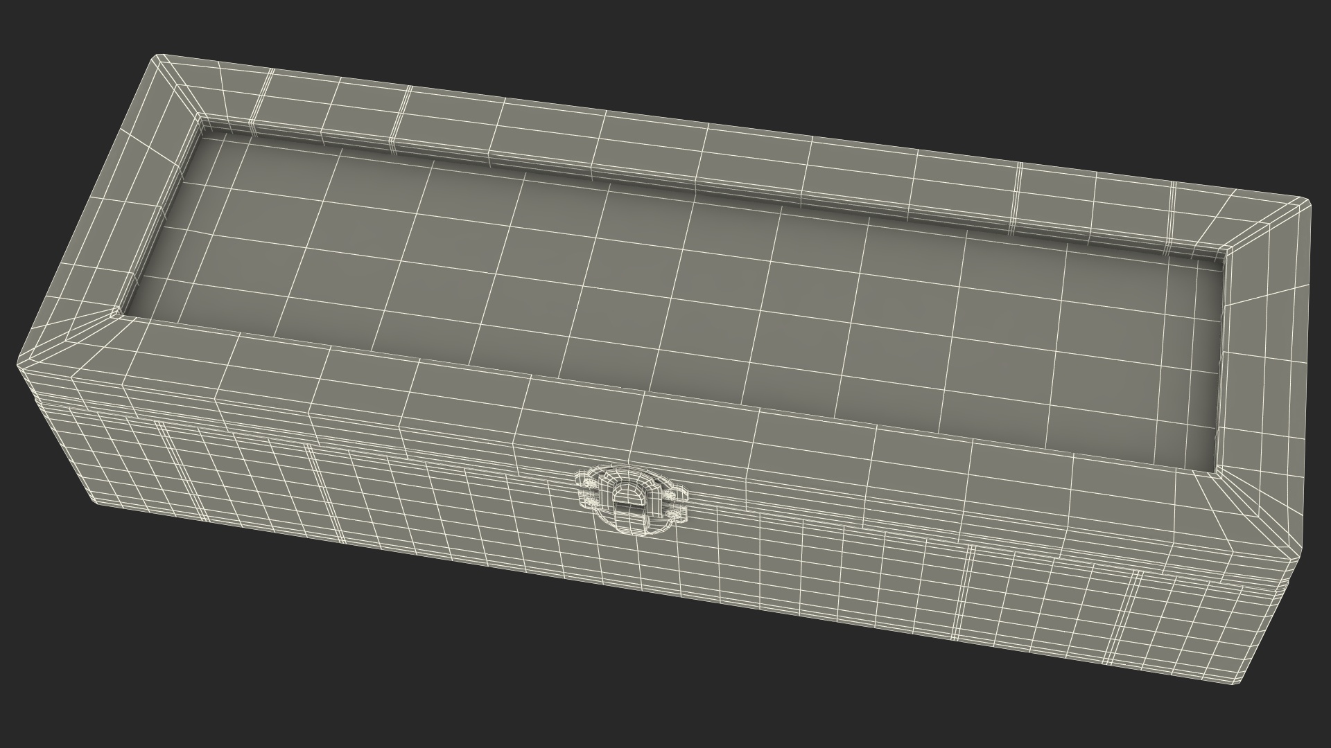 Watch Display Box with Watch Set 3D
