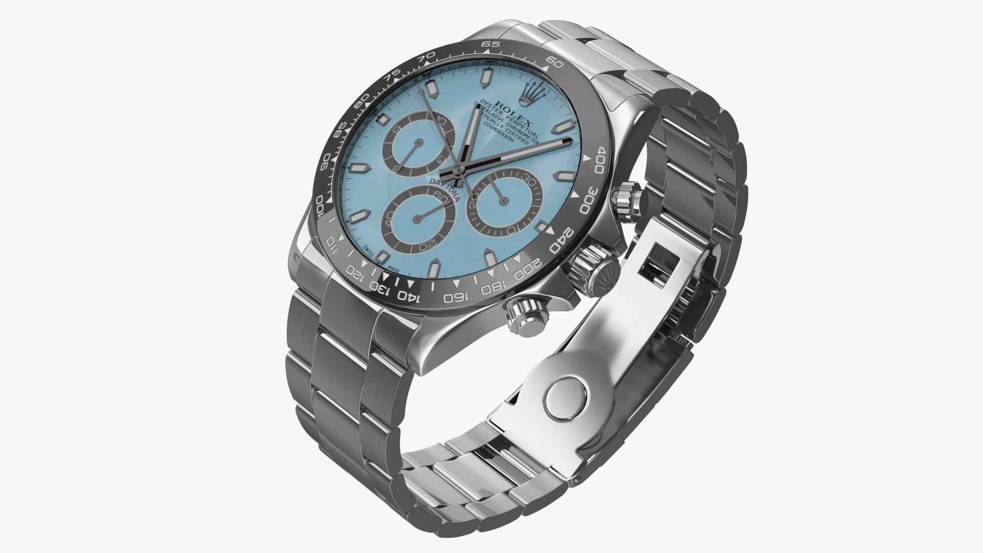 Watch Display Box with Watch Set 3D