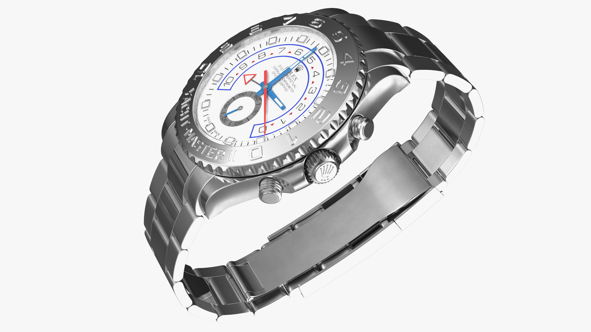 Watch Display Box with Watch Set 3D