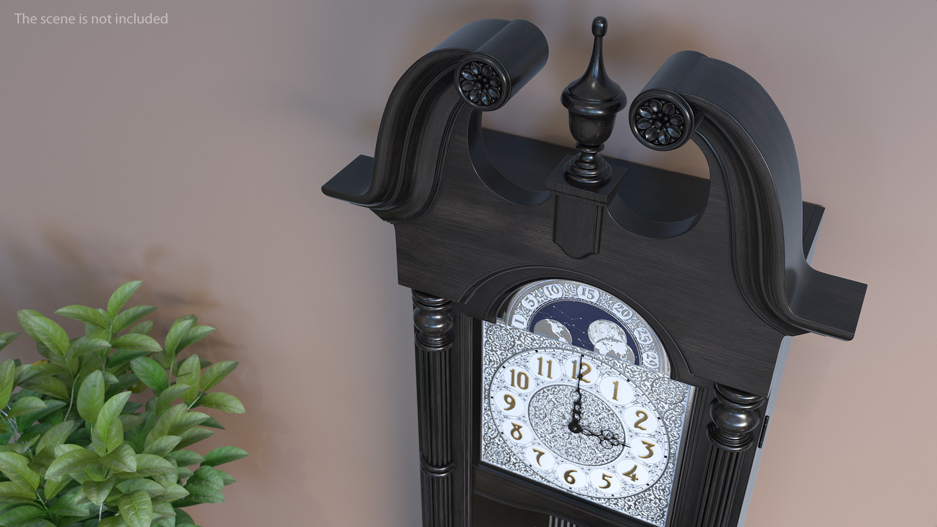 Vintage Pendulum Wall Clock 3D