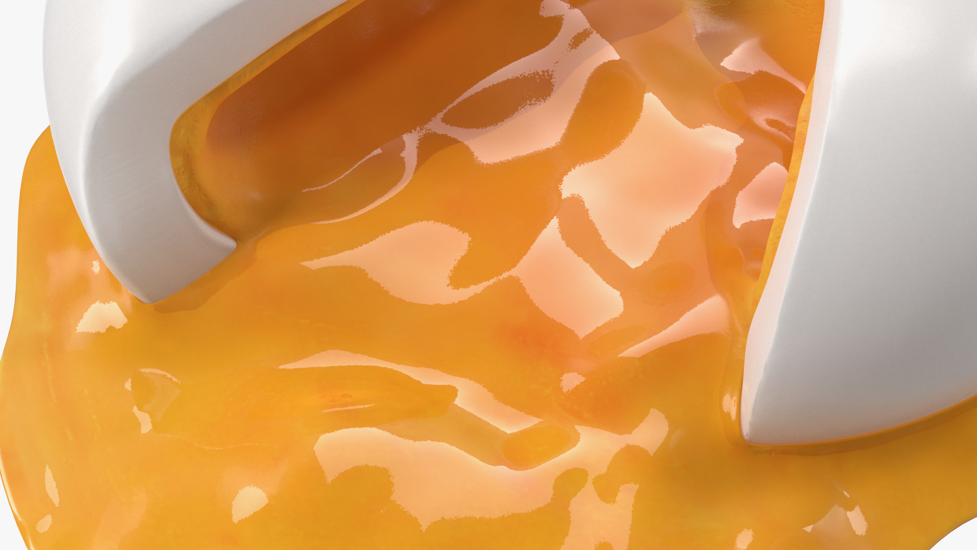 3D Jammy Egg with Spilling Yolk model