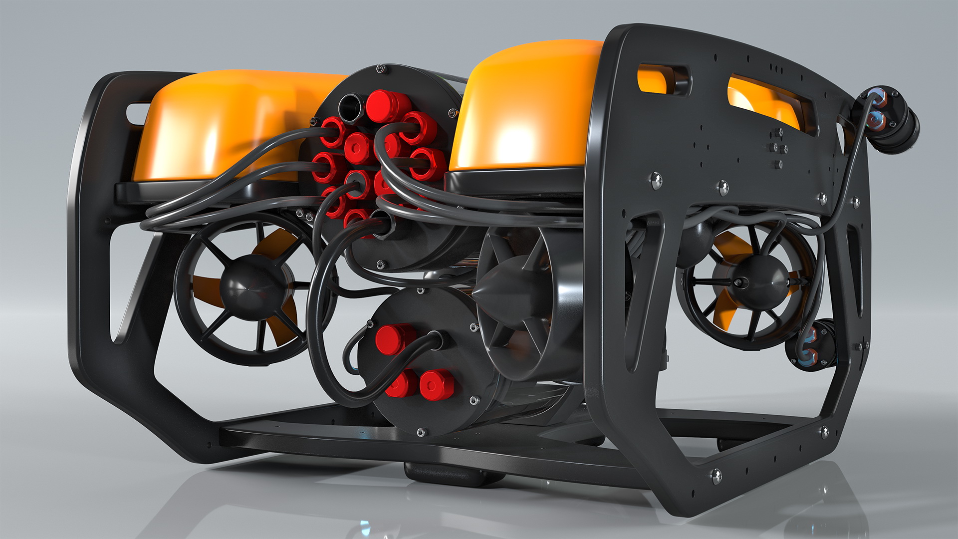 3D Underwater Robot Generic Rigged