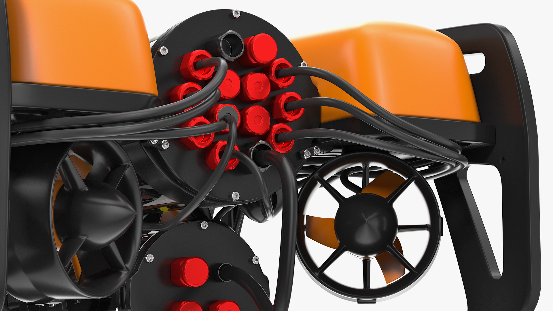 3D Underwater Robot Generic Rigged